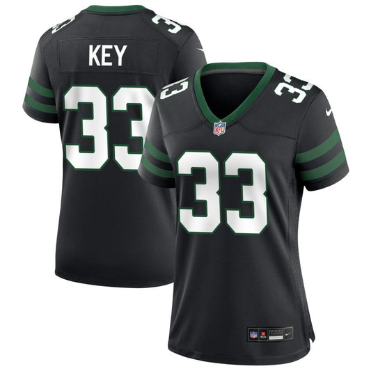 Jaylen Key Women's Nike  Legacy Black New York Jets Alternate Custom Game Jersey