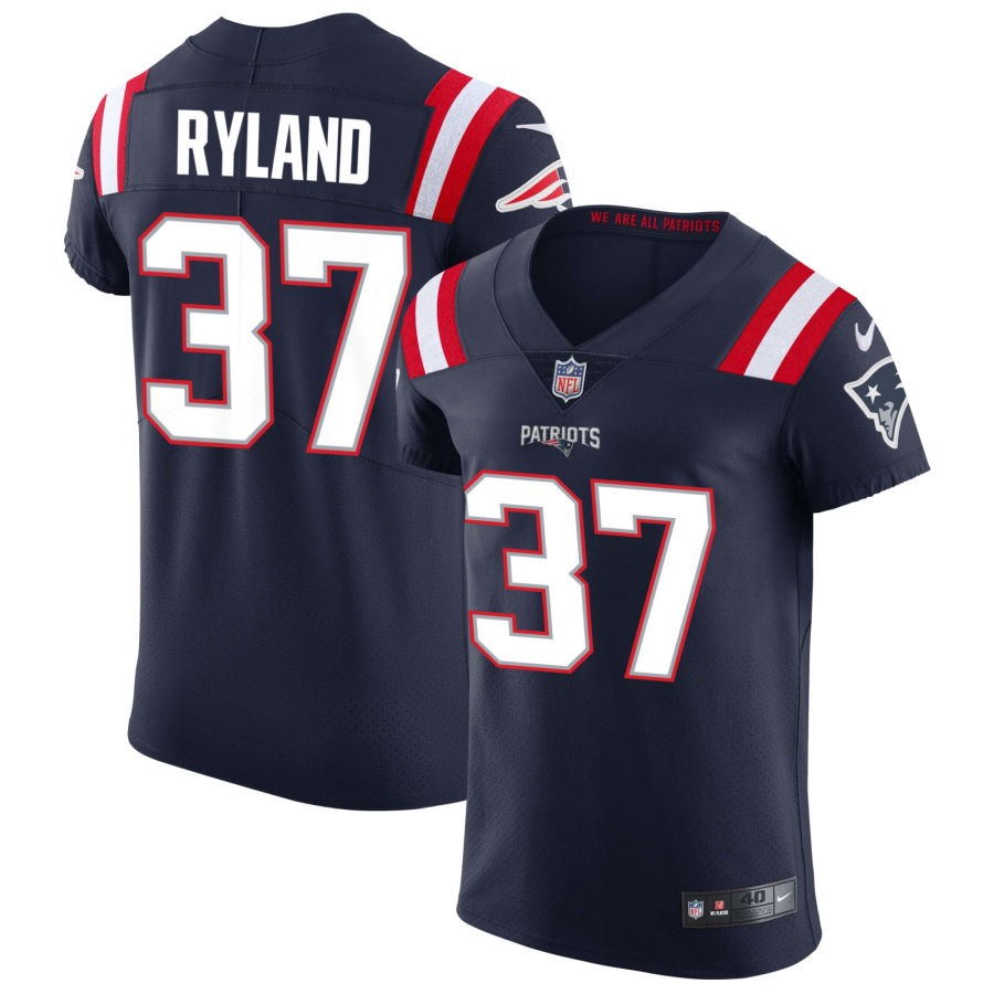 Chad Ryland Men's Nike Navy New England Patriots Vapor Elite Custom Jersey