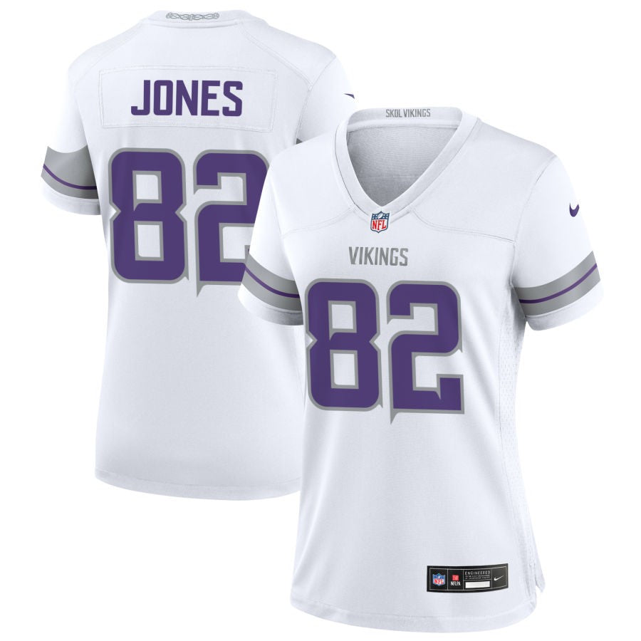 Jeshaun Jones Women's Nike White Minnesota Vikings Alternate Custom Game Jersey