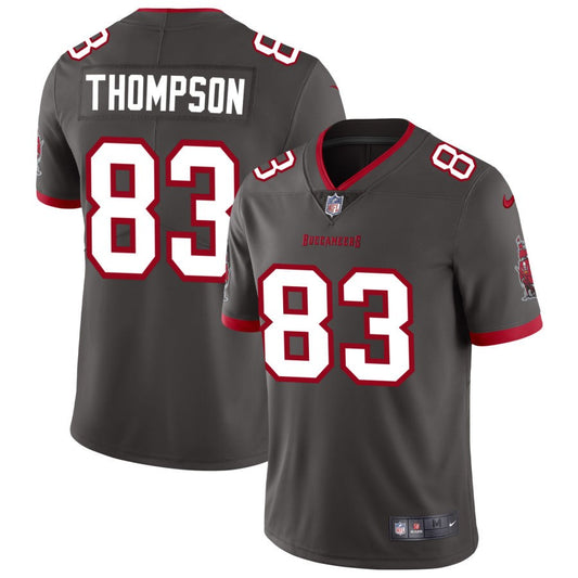 Cody Thompson Men's Nike Pewter Tampa Bay Buccaneers Vapor Untouchable Elite Custom Alternate Jersey