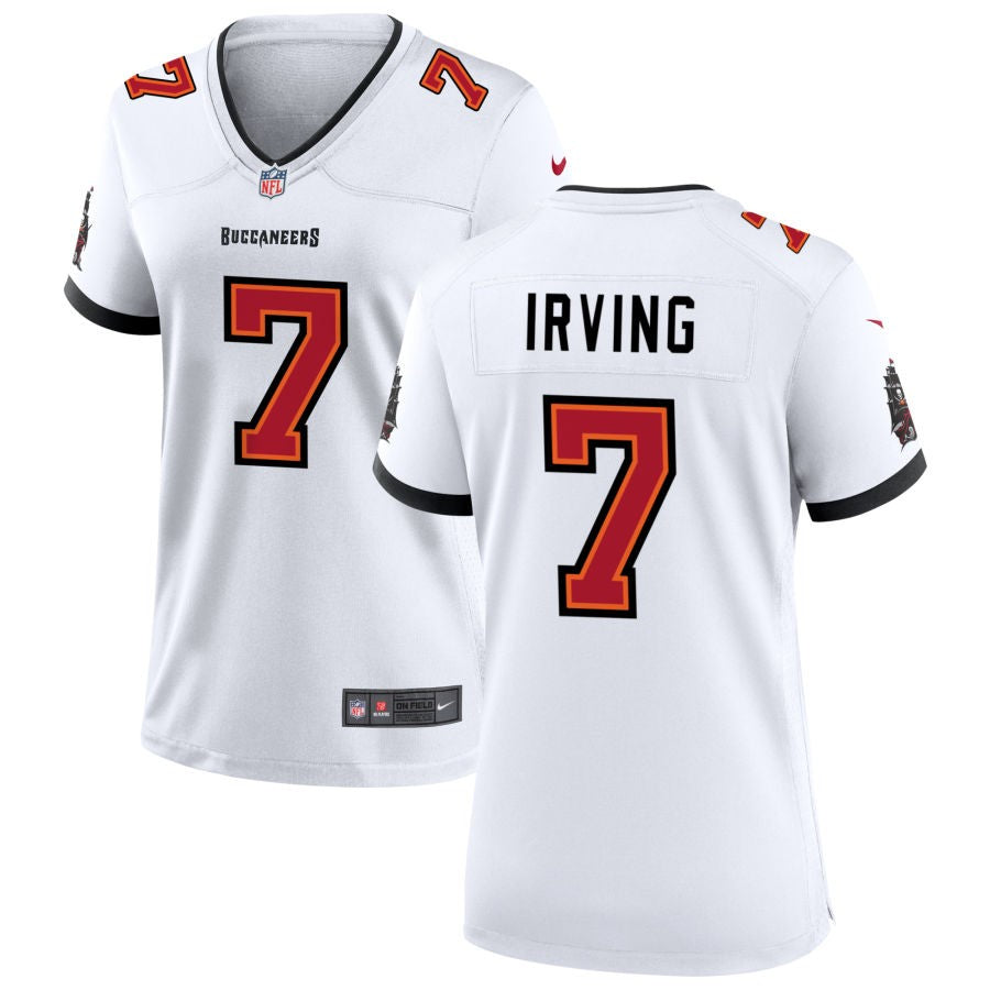 Bucky Irving Women's Nike Tampa Bay Buccaneers White Custom Game Jersey