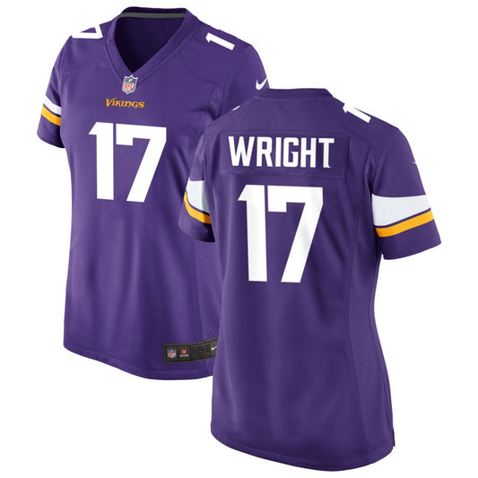 Ryan Wright Women's Nike Purple Minnesota Vikings Custom Game Jersey