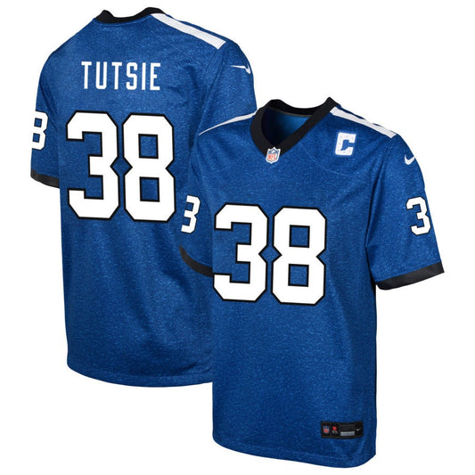 Michael Tutsie Youth Nike  Blue Indianapolis Colts Indiana Nights Alternate Custom Game Jersey