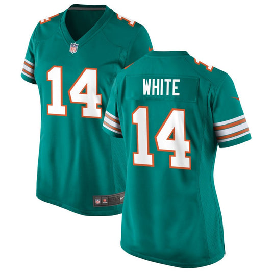 Mike White Women's Nike Aqua Miami Dolphins Alternate Custom Game Jersey