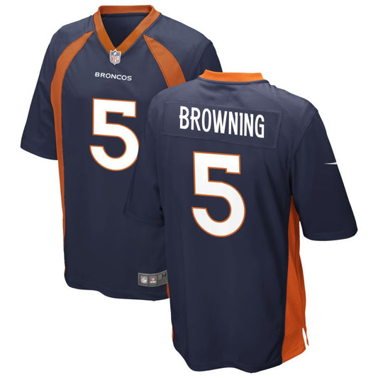 Baron Browning Men's Nike Navy Denver Broncos Alternate Custom Game Jersey