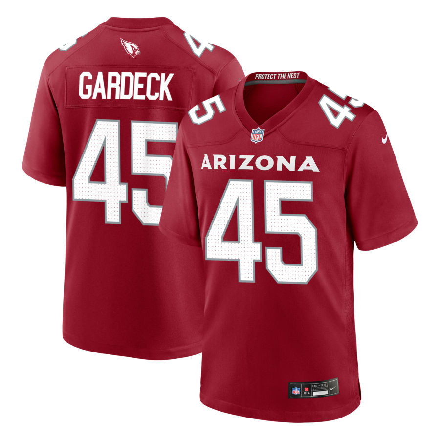 Dennis Gardeck Men's Nike Cardinal Arizona Cardinals Custom Game Jersey