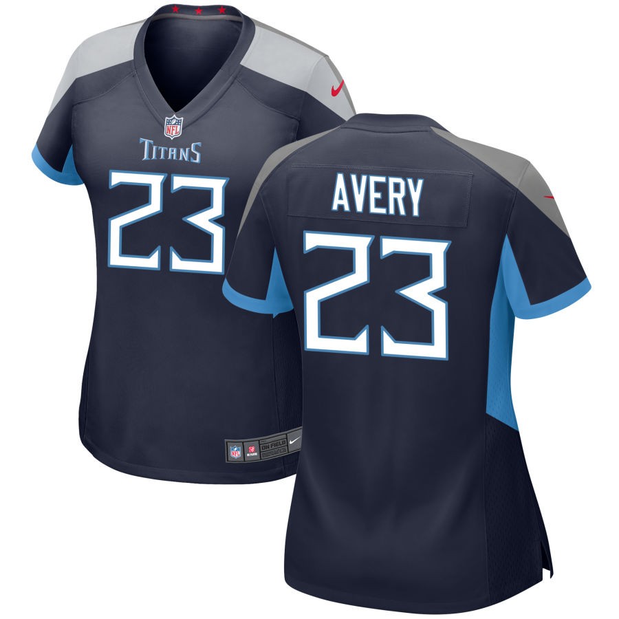 Tre Avery Women's Nike Navy Tennessee Titans Custom Game Jersey