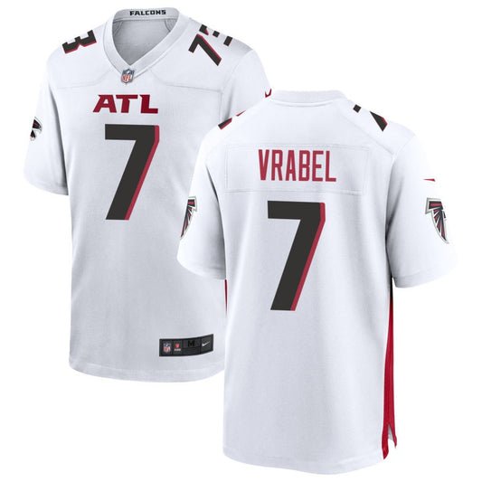 Tyler Vrabel Men's Nike White Atlanta Falcons Custom Game Jersey