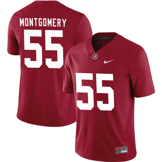 Roq Montgomery Men's Nike Crimson Alabama Crimson Tide Pick-A-Player NIL Replica Football Jersey