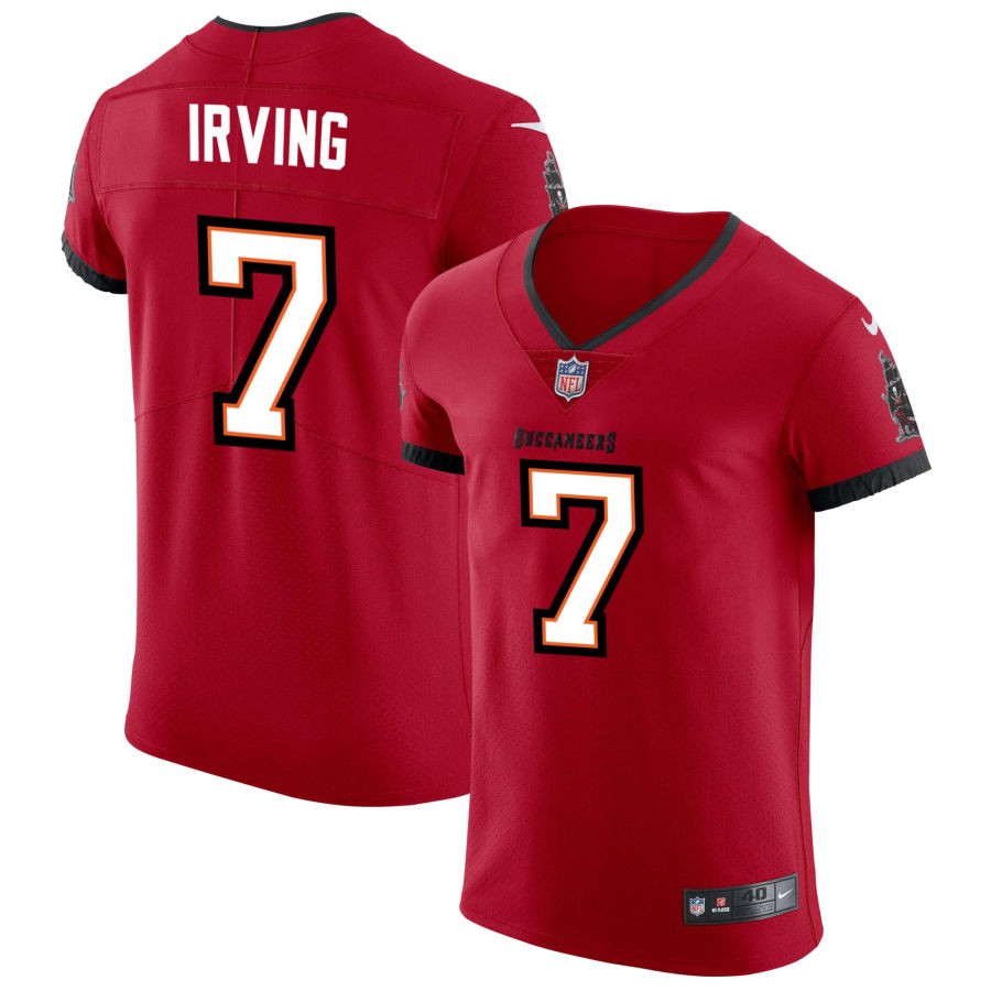 Bucky Irving Men's Nike Red Tampa Bay Buccaneers Vapor Elite Custom Jersey