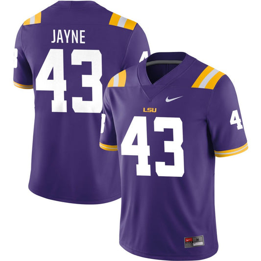 Matt Jayne Men's Nike Purple LSU Tigers Pick-A-Player NIL Replica Football Jersey