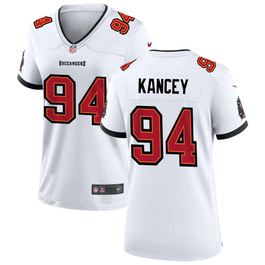 Calijah Kancey Women's Nike Tampa Bay Buccaneers White Custom Game Jersey