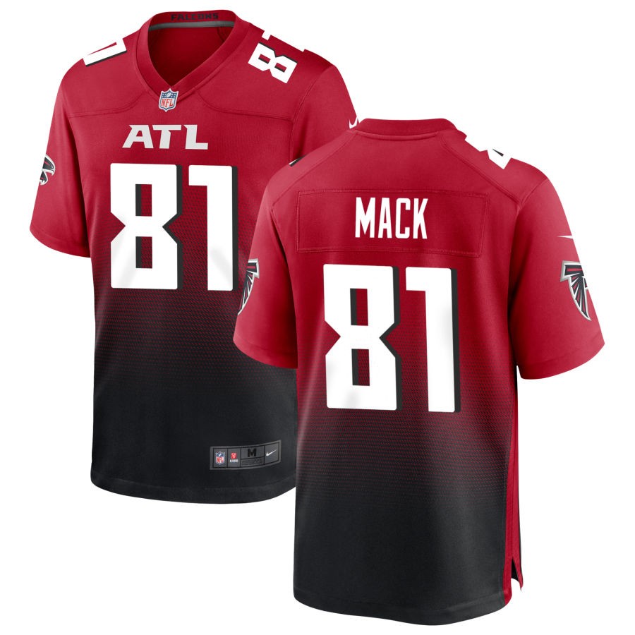 Austin Mack Men's Nike Red Atlanta Falcons Alternate Custom Game Jersey