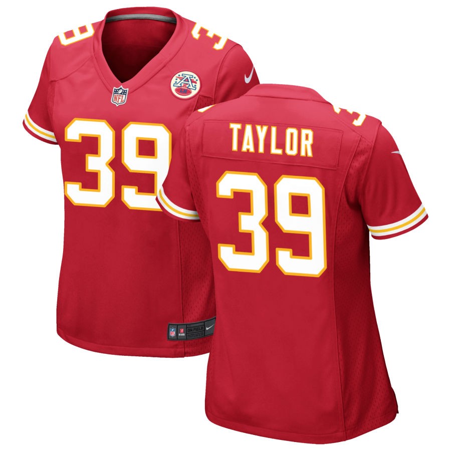 Keith Taylor Women's Nike Red Kansas City Chiefs Custom Game Jersey