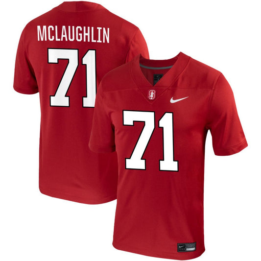 Connor McLaughlin Men's Nike Cardinal Stanford Cardinal Pick-A-Player NIL Replica Football Jersey