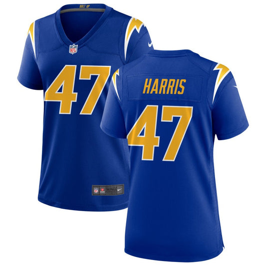 Josh Harris Women's Nike Royal Los Angeles Chargers Alternate Custom Game Jersey