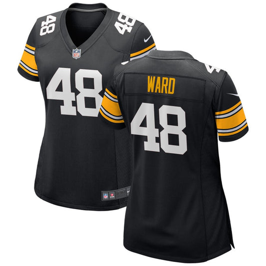 Jonathan Ward Women's Nike Black Pittsburgh Steelers Alternate Custom Game Jersey