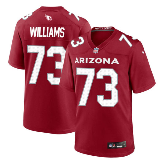 Jonah Williams Men's Nike Cardinal Arizona Cardinals Custom Game Jersey