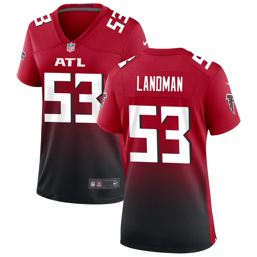 Nate Landman Women's Nike Red Atlanta Falcons Alternate Custom Game Jersey