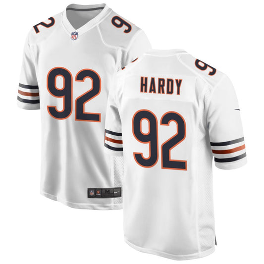 Daniel Hardy Men's Nike White Chicago Bears Custom Game Jersey