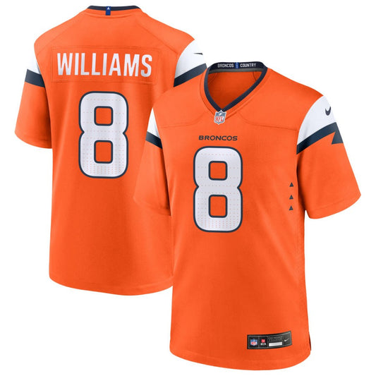 K'Waun Williams Men's Nike  Orange Denver Broncos Custom Game Jersey