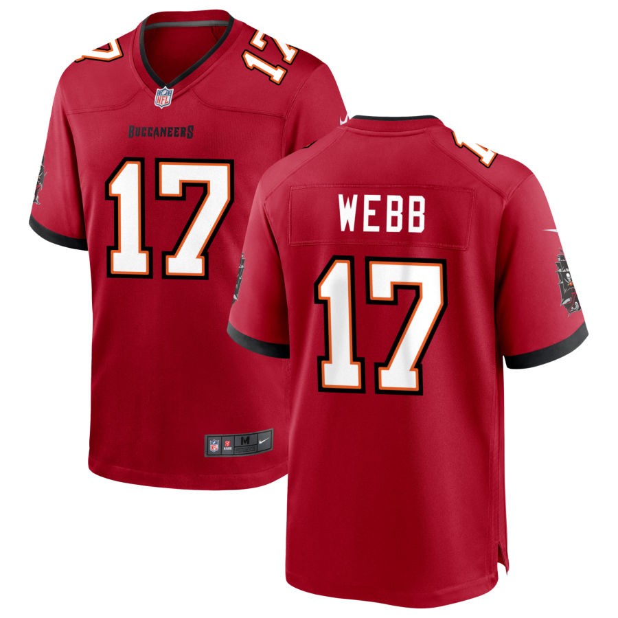 Raleigh Webb Youth Nike Tampa Bay Buccaneers Red Custom Game Jersey