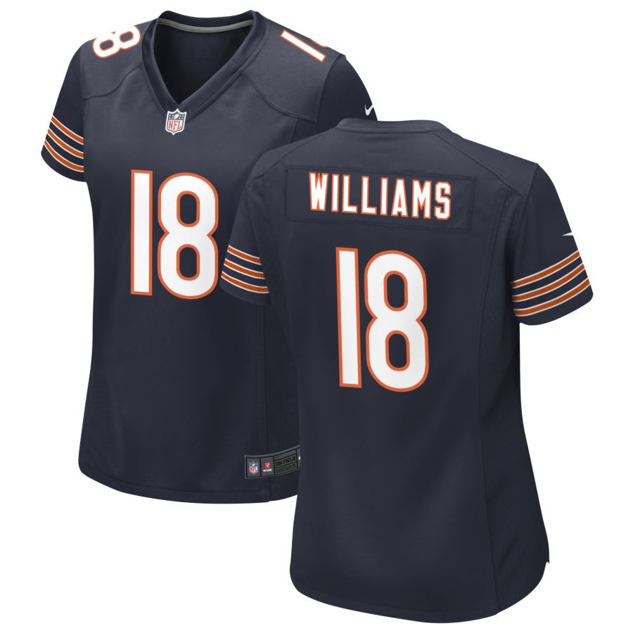 Caleb Williams Women's Nike Navy Chicago Bears Custom Game Jersey