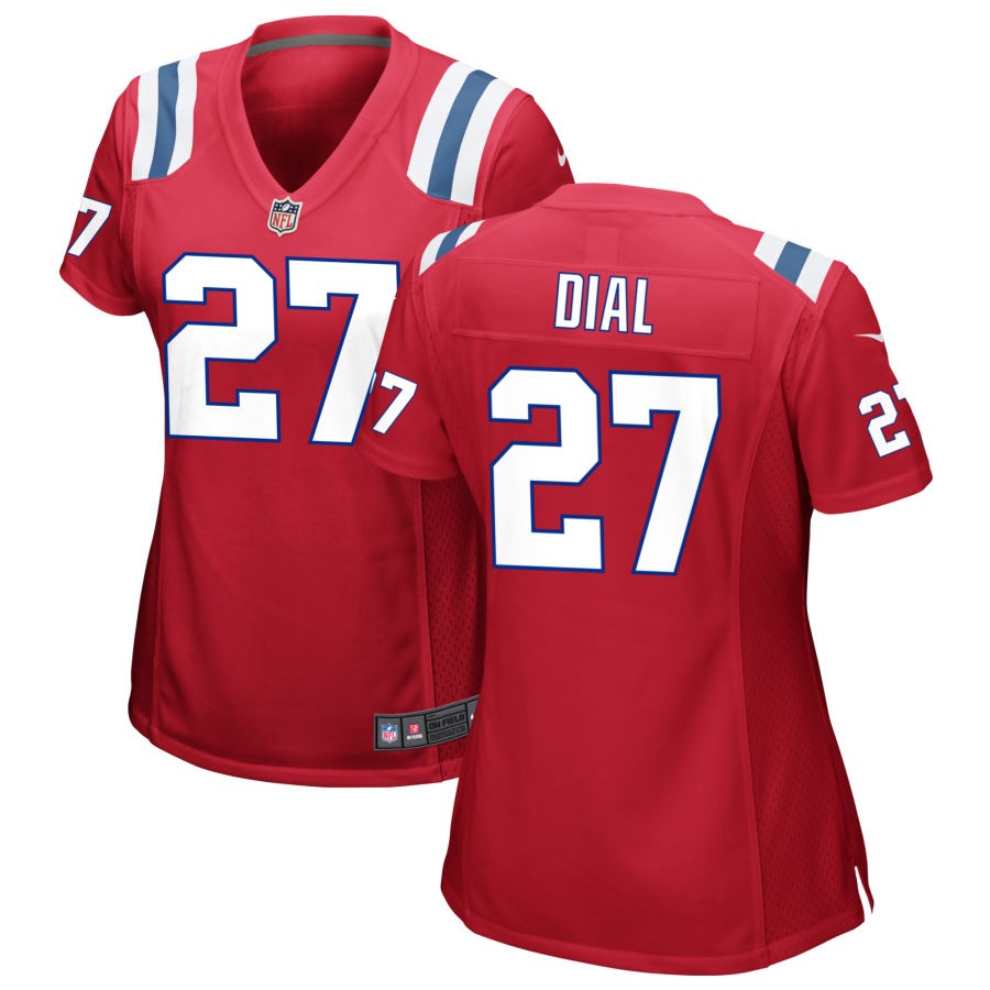 Marcellas Dial Women's Nike Red New England Patriots Alternate Custom Jersey