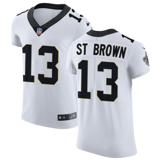 Equanimeous St Brown Men's Nike White New Orleans Saints Vapor Untouchable Elite Custom Jersey