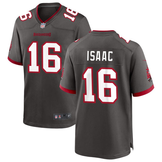 Keenan Isaac Men's Nike Pewter Tampa Bay Buccaneers Alternate Custom Game Jersey