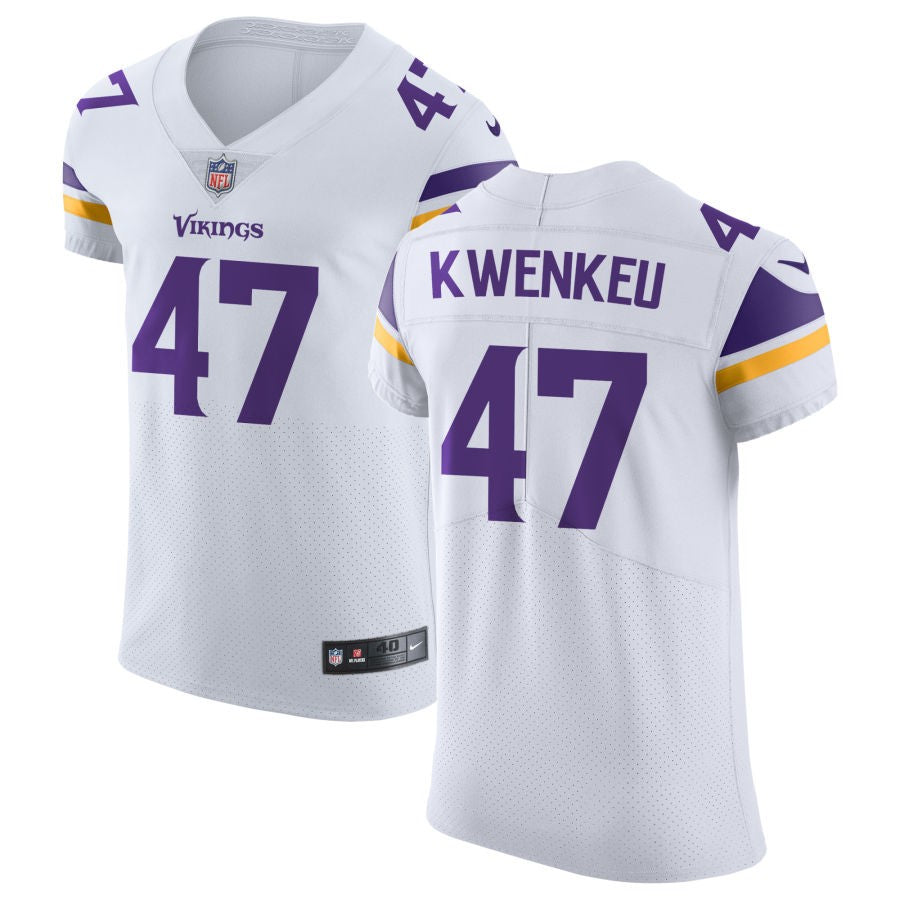 William Kwenkeu Men's Nike White Minnesota Vikings Vapor Untouchable Elite Custom Jersey