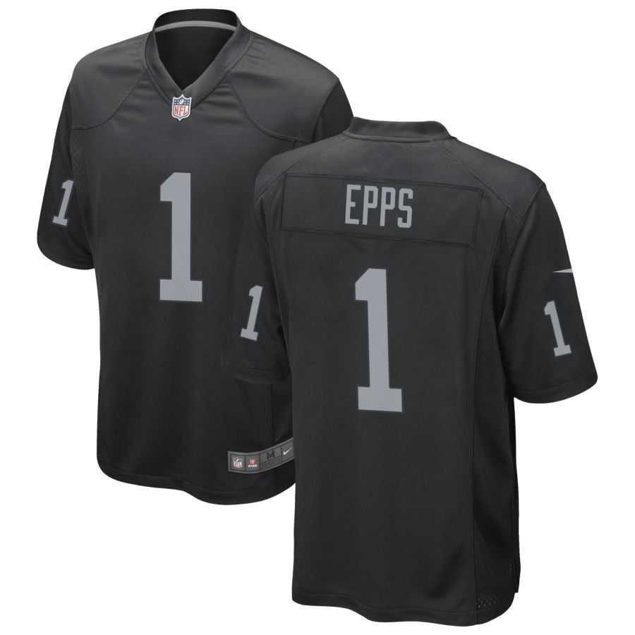 Marcus Epps Youth Nike Las Vegas Raiders Black Custom Game Jersey