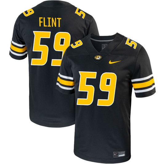 Trey Flint Men's Nike Black Missouri Tigers Pick-A-Player NIL Replica Football Jersey