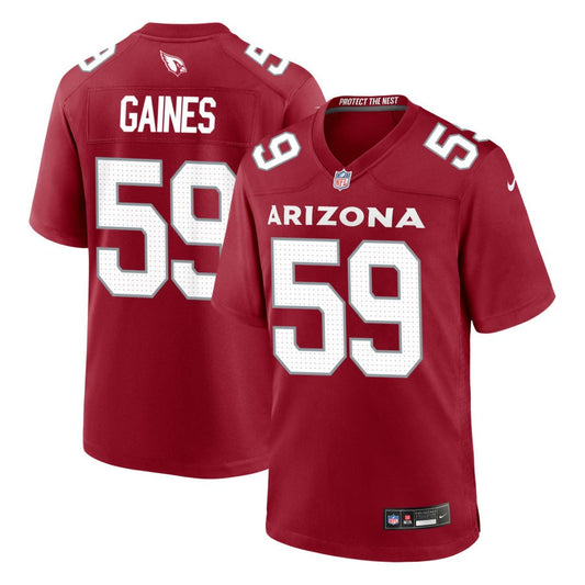 Jon Gaines Men's Nike Cardinal Arizona Cardinals Custom Game Jersey