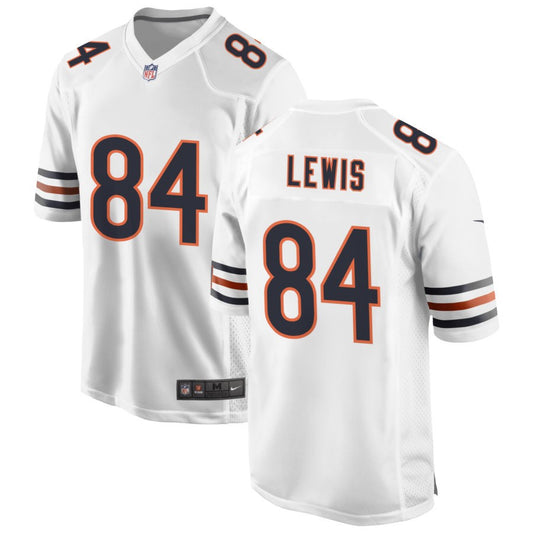 Marcedes Lewis Men's Nike White Chicago Bears Custom Game Jersey