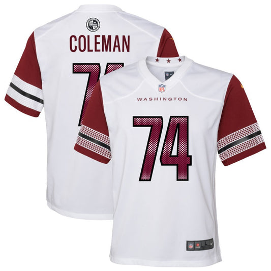 Brandon Coleman Youth Nike White Washington Commanders Game Custom Player Jersey