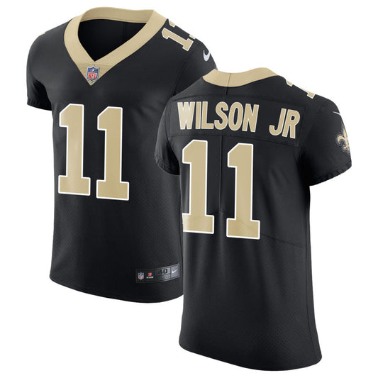 Cedrick Wilson Jr Men's Nike Black New Orleans Saints Vapor Untouchable Custom Elite Jersey