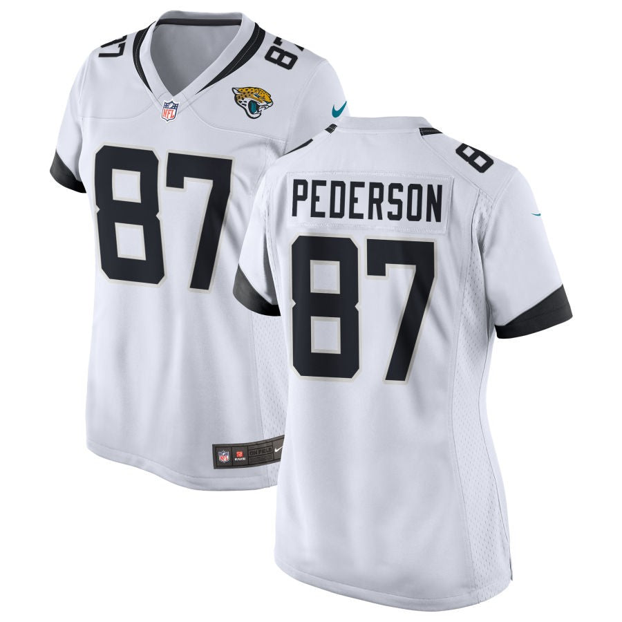 Josh Pederson Women's Nike White Jacksonville Jaguars Custom Game Jersey