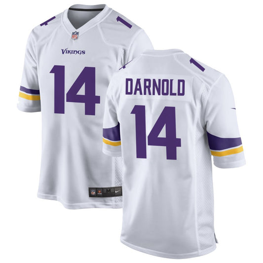 Sam Darnold Men's Nike White Minnesota Vikings Custom Game Jersey