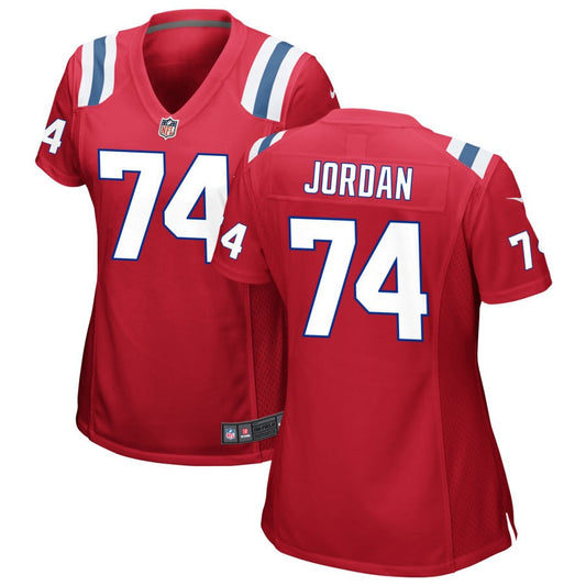 Michael Jordan Women's Nike Red New England Patriots Alternate Custom Jersey