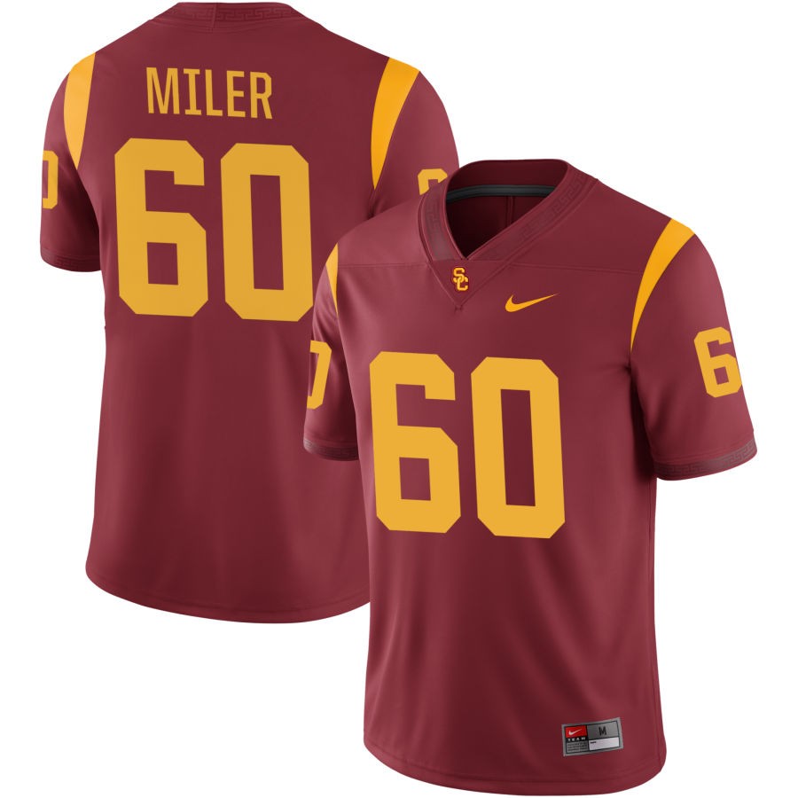 Kaylon Miler Men's Nike Crimson USC Trojans Pick-A-Player NIL Replica Football Jersey