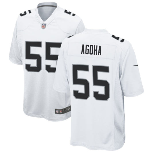 David Agoha Men's Nike White Las Vegas Raiders Custom Game Jersey