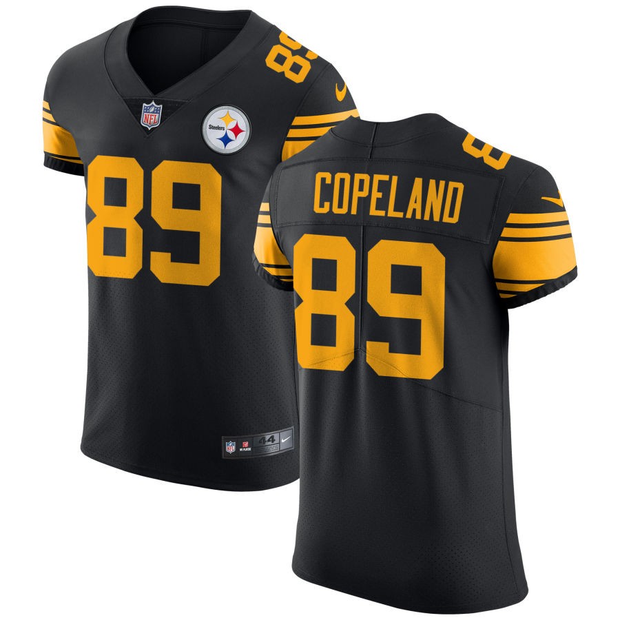 Jacob Copeland Men's Nike Black Pittsburgh Steelers Vapor Untouchable Elite Custom Color Rush Jersey