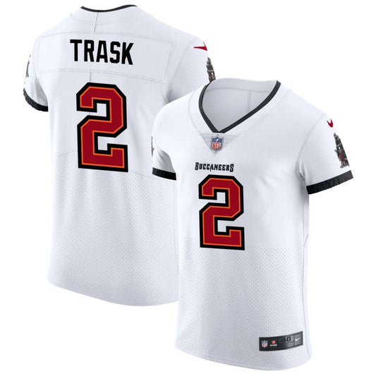 Kyle Trask Men's Nike White Tampa Bay Buccaneers Vapor Elite Custom Jersey