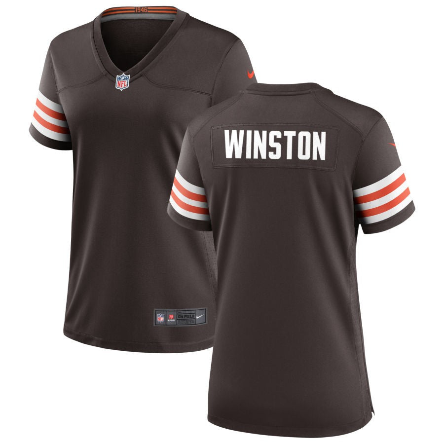 Jameis Winston Women's Nike Cleveland Browns Brown Custom Game Jersey