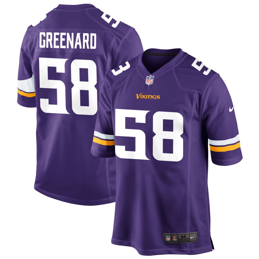 Jonathan Greenard Men's Nike Purple Minnesota Vikings Custom Game Jersey