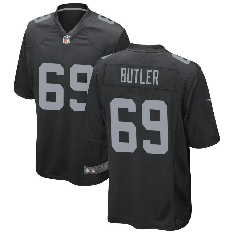 Adam Butler Men's Nike Black Las Vegas Raiders Custom Game Jersey