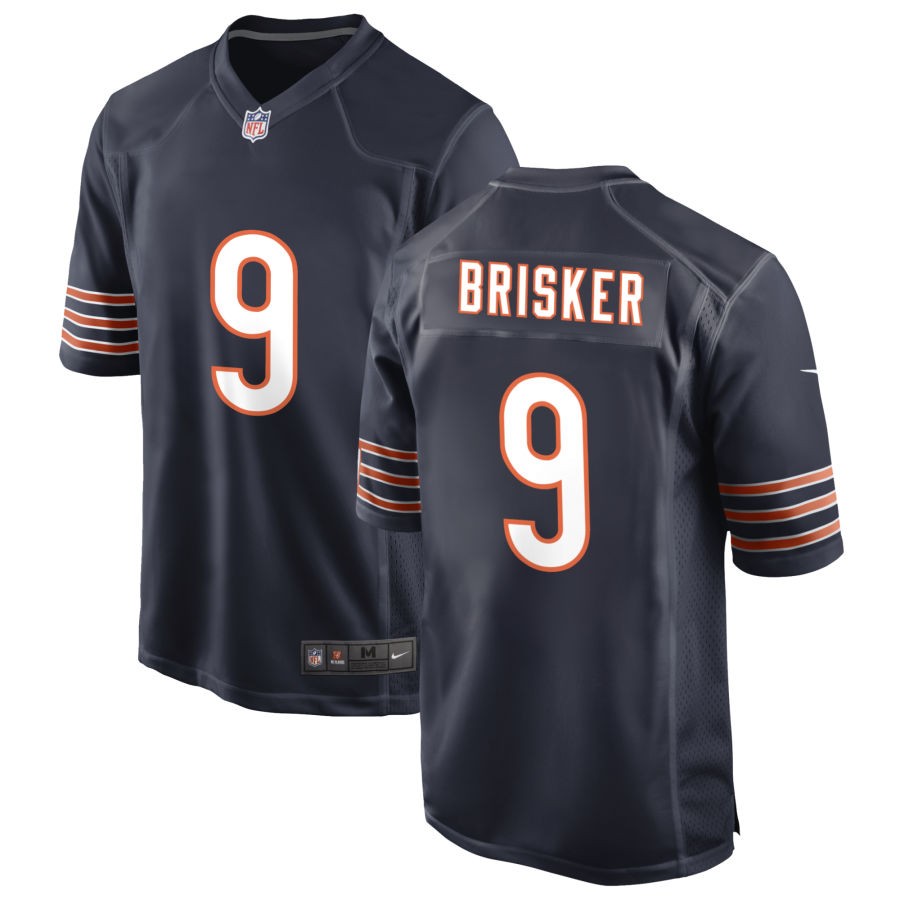 Jaquan Brisker Men's Nike Navy Chicago Bears Custom Game Jersey