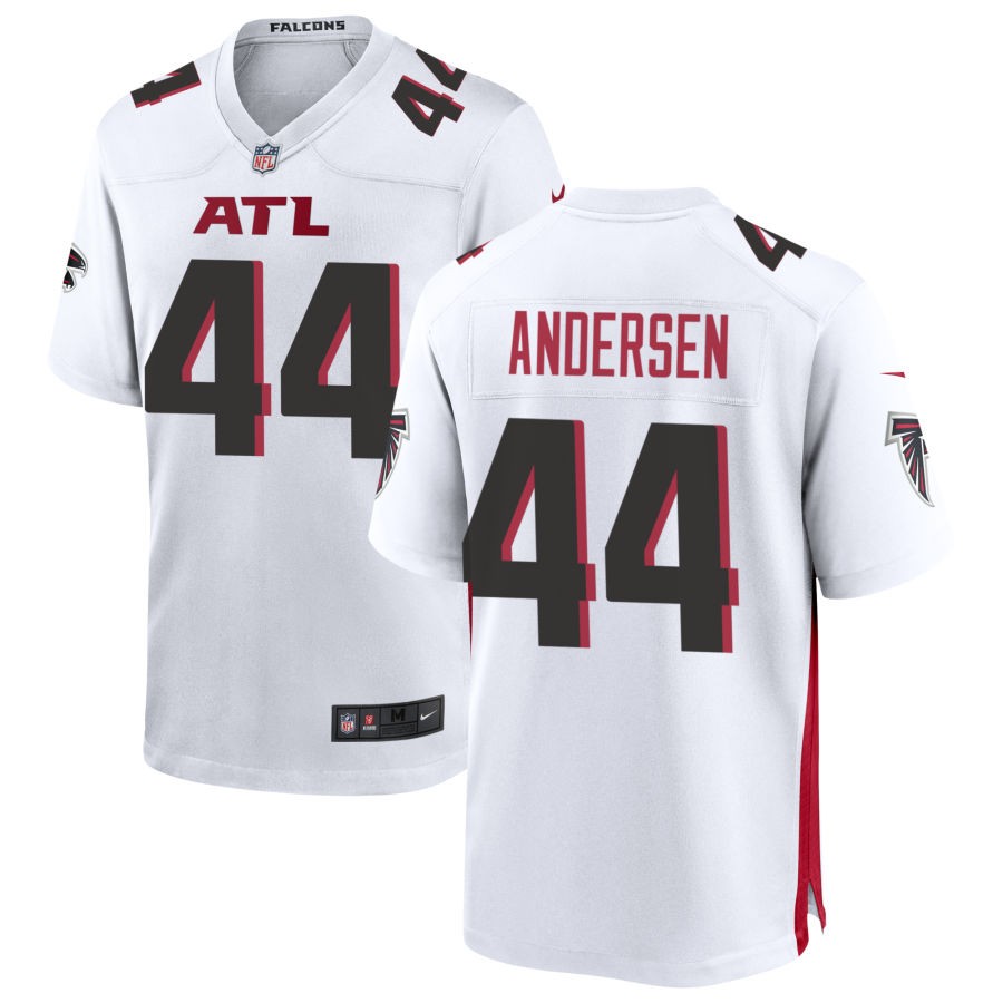 Troy Andersen Men's Nike White Atlanta Falcons Custom Game Jersey