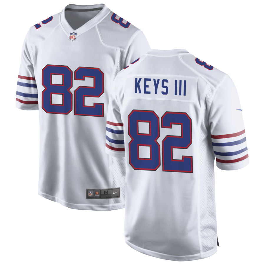 Lawrence Keys III Men's Nike White Buffalo Bills Alternate Custom Game Jersey